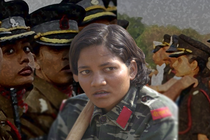 nepal women in military