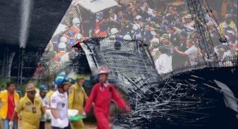 10 Cambodian migrant laborers got injured in traffic overpass collapse in Thailand