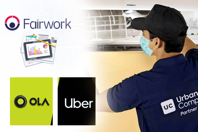 ola, uber score 0 out of 10 on treatment of gig workers, urban company tops ratings