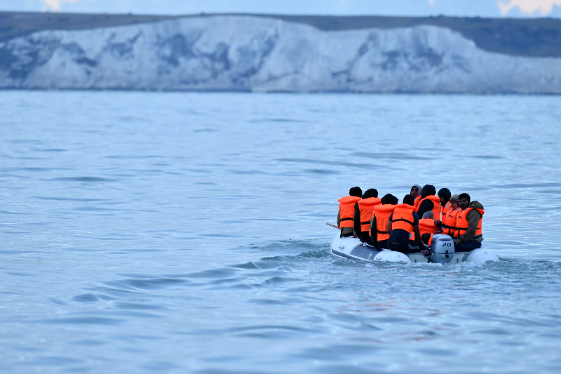 one migrant dead after boat carrying 66 people sinks in english channel