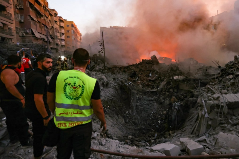over 1 million people across lebanon uprooted by israeli airstrikes