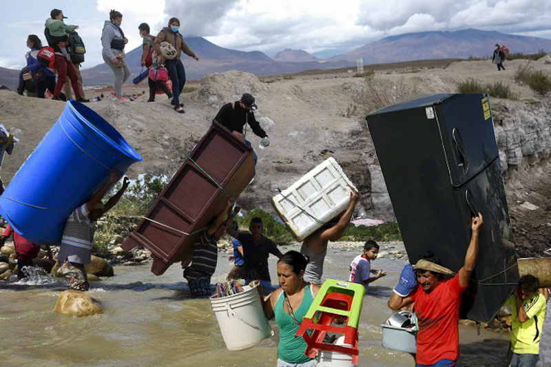 over 6.8 million have left venezuela since 2014 and exodus grows