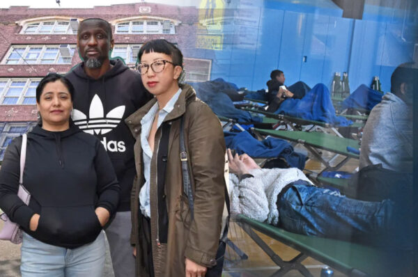 parents object to migrant housing in isolated brooklyn school gyms