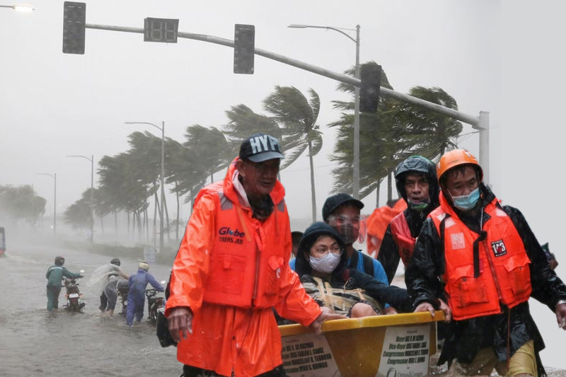 philippines at risk from roaring typhoon noru