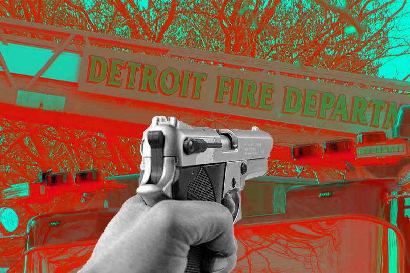 police off duty detroit fire employee shoots at driver in road rage incident