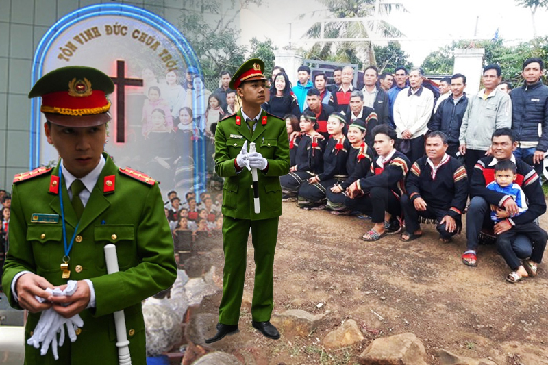 police in vietnam’s dak lak province detain religious rights campaigner