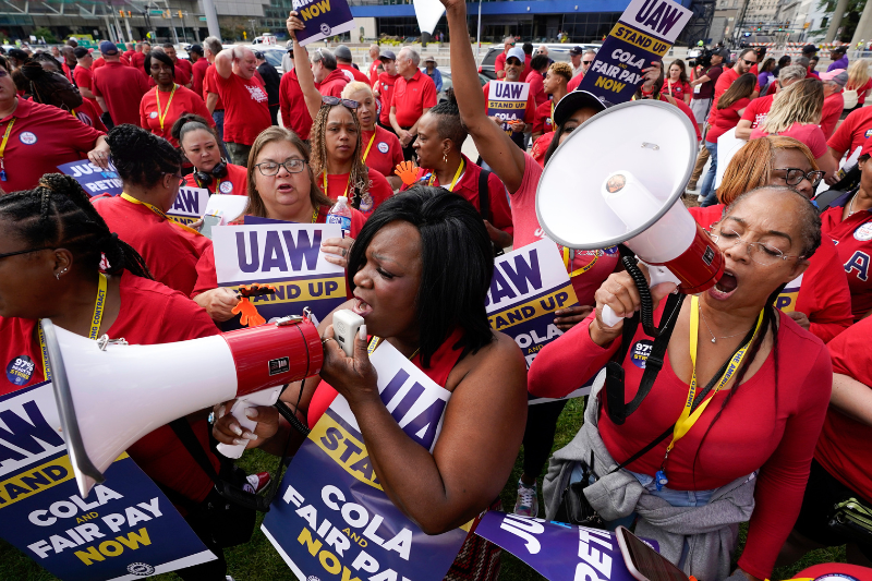prolonged uaw strike bad for us economy president joe biden