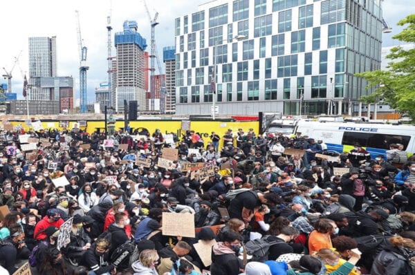 protest in london embassy