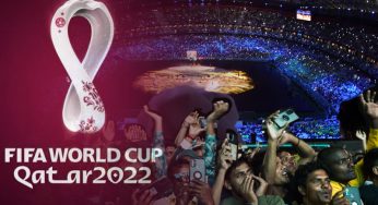 Migrant Workers Celebrate FIFA World Cup In Qatar