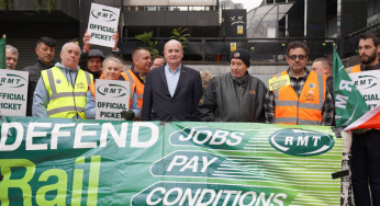 RMT Rail strike in England: Started By 20,000 Workers