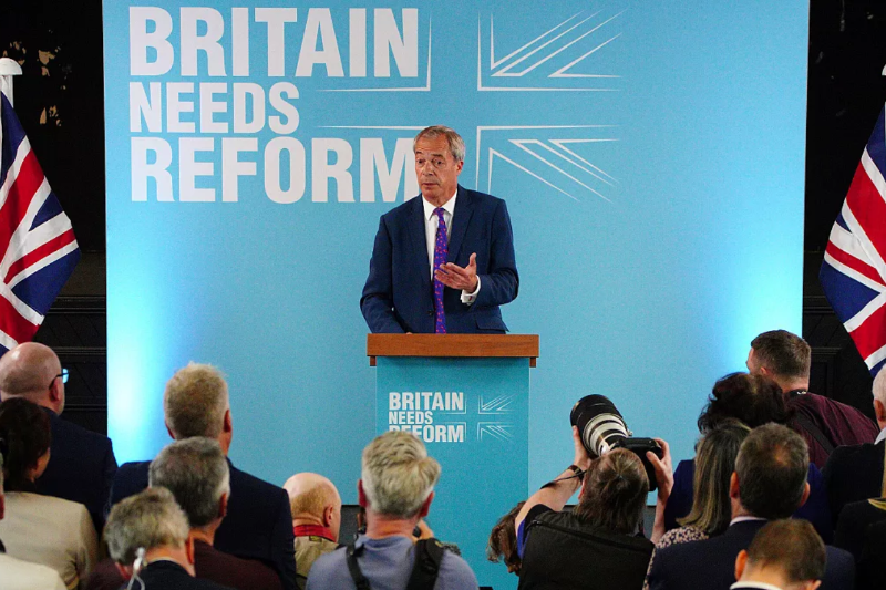 reform uk leader nigel farage blasts labour government over illegal immigration