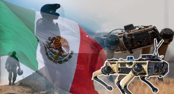 Robot dogs on the border with Mexico