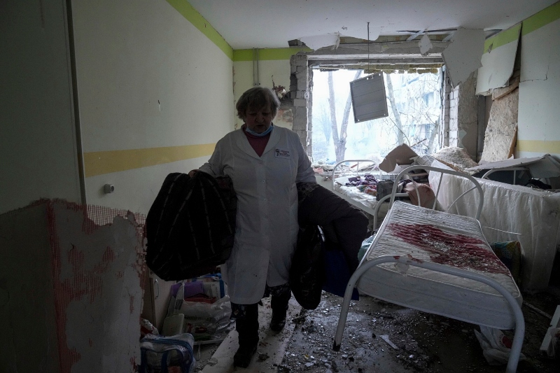 russian attack on ukrainian health facilities termed as ‘unconscionable act of cruelty’