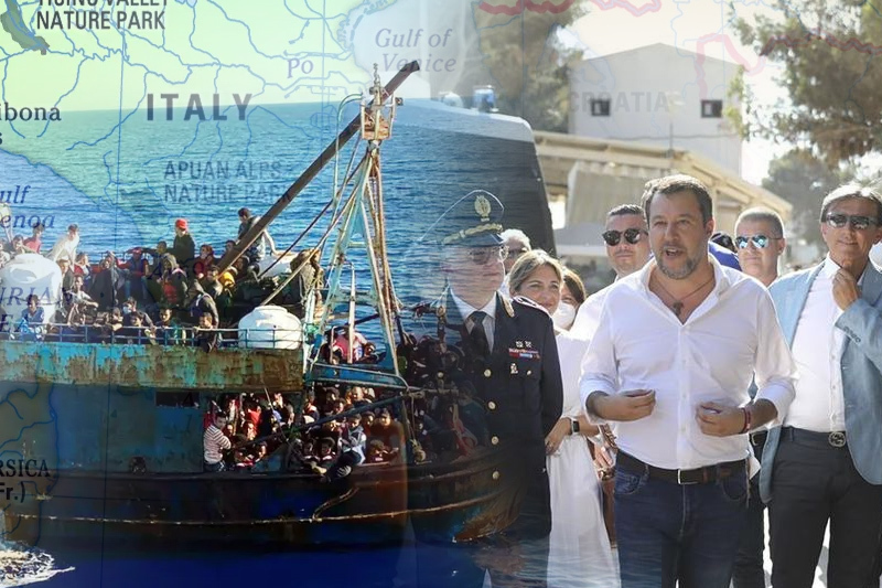 salvini tries to put focus on migration ahead of italy's snap election