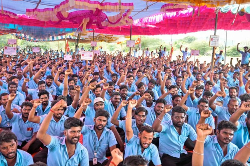 samsung india workers