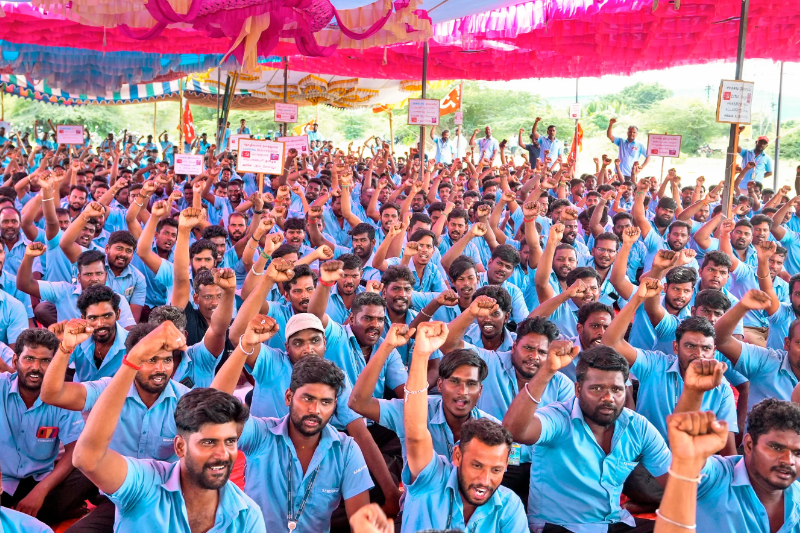 samsung worker’s protest still hasn’t came to an end