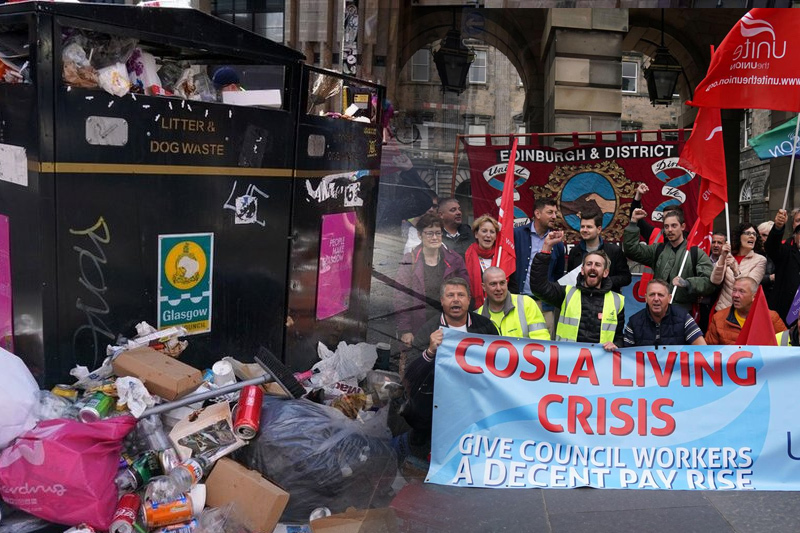 school and bin workers accept council pay offer