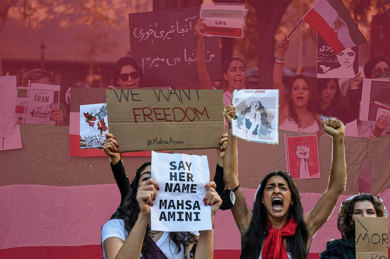 schoolgirls in iran lead protests for freedom