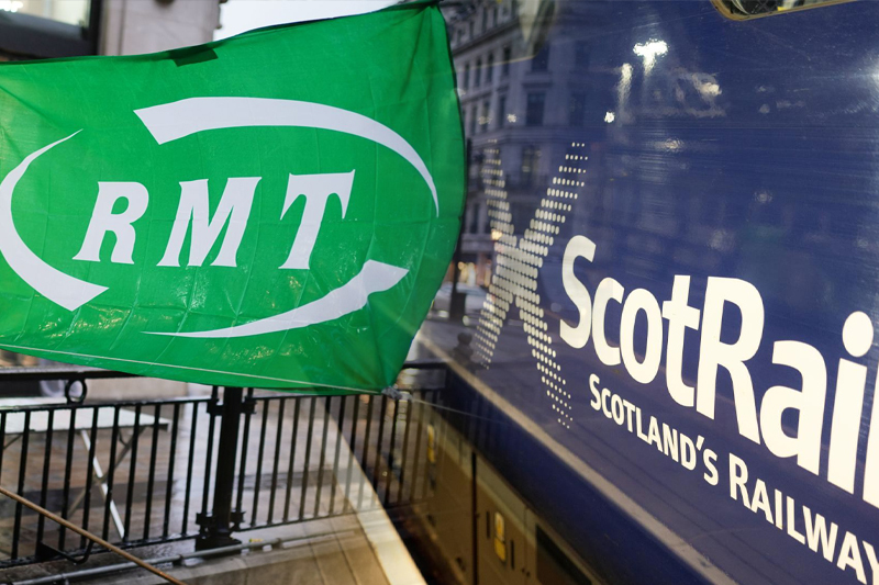 scotrail workers strike in october