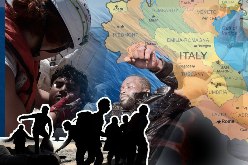six syrian refugees including infants found dead on a migrant boat in italy