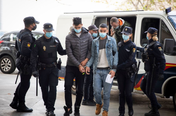 spanish enclave of ceuta police make arrests over social media posts encouraging irregular migration