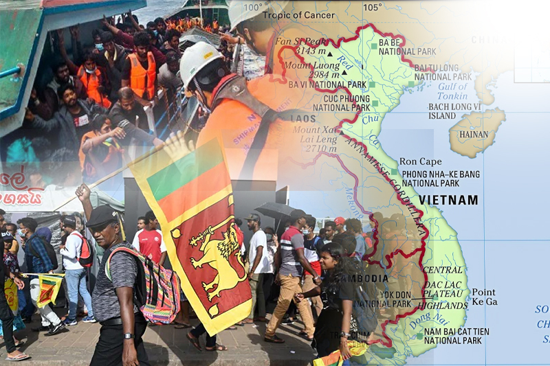 sri lanka 152 sri lankans rescued at sea off vietnam repatriated