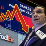 stocks fall after fedex warns of a global recession