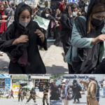 taliban break up rare protest by afghan women in kabul