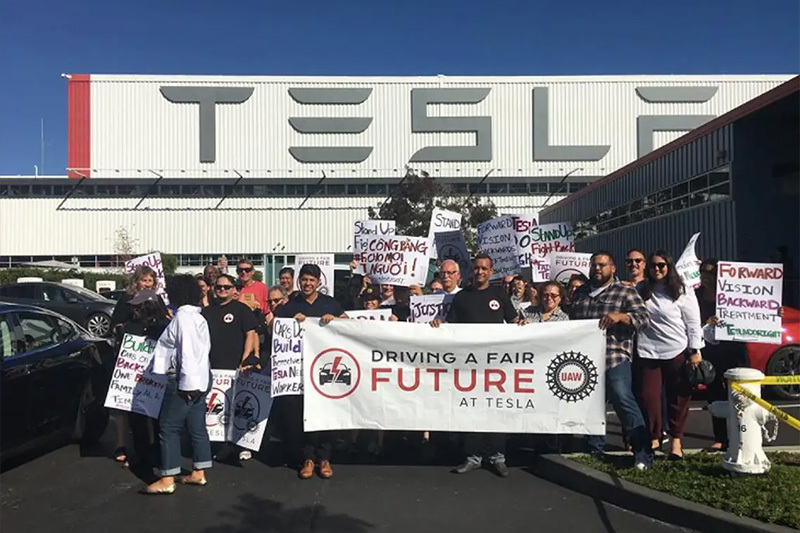 tesla workers strike in sweden; what can elon musk do