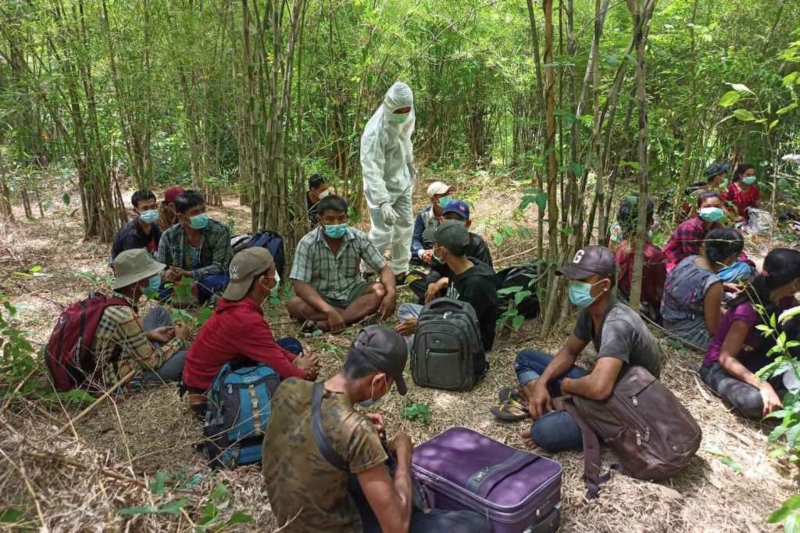 thailand officials come to rescue myanmar migrants