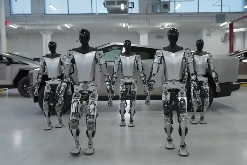 trail of blood on floor tesla robot attacks engineer; are workers safe