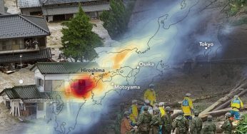 Typhoon landslides and floods hit Japan
