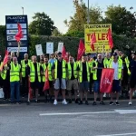 uk bus factory strike