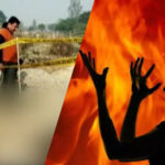 up rape survivor set on fire by accused's mother and sister
