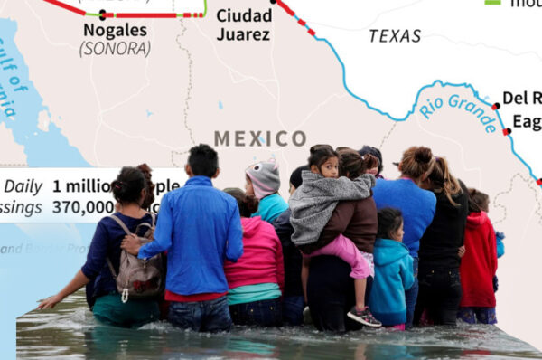 undocumented immigration to mexico increased by 54.6%