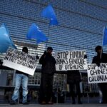 us china uyghurs protest
