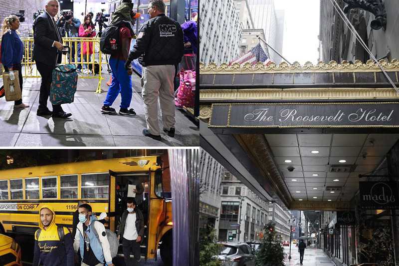 welcome migrants says roosevelt hotel in midtown manhattan