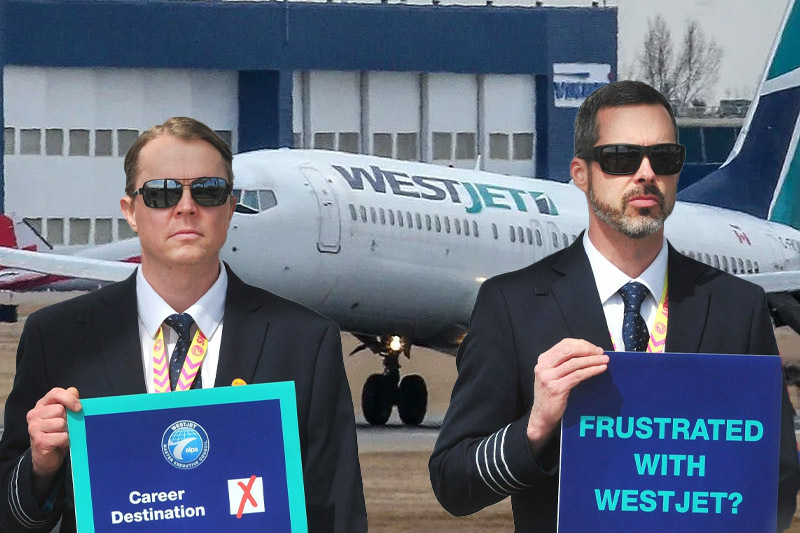 westjet pilots 72 hrs strike, airline announces a lockout