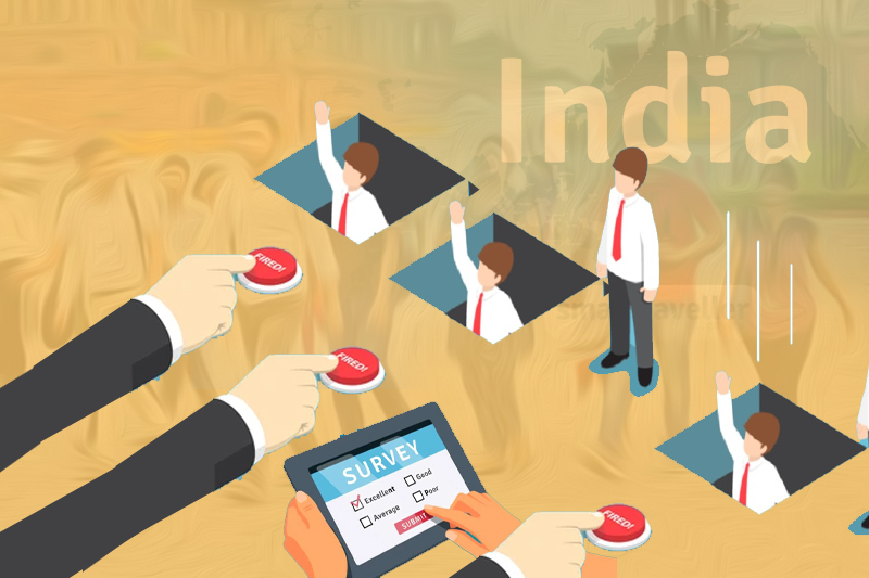 What is the Kantar survey report saying on job cuts and their impact on Indians?