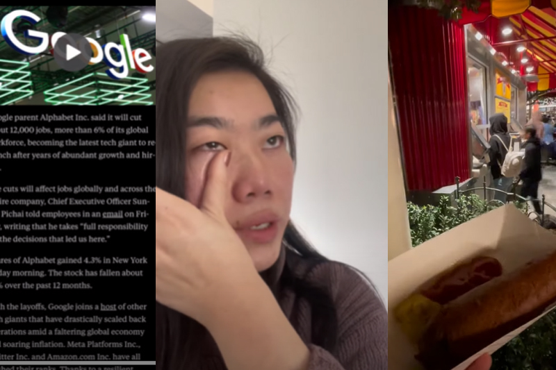woman fired from google visits disneyland after hours of crying, draws criticism