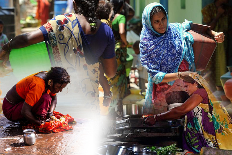 women do the lion’s share of domestic work