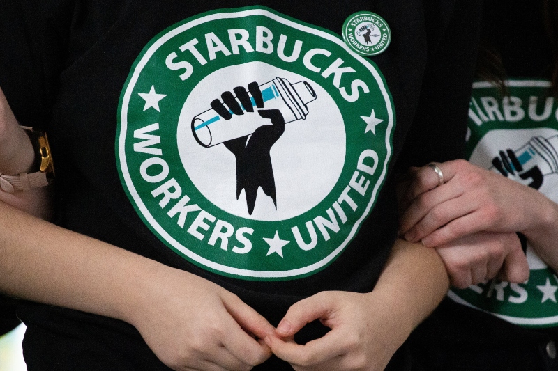 workers at seattle starbucks unify to bring the labor fight to its hometown