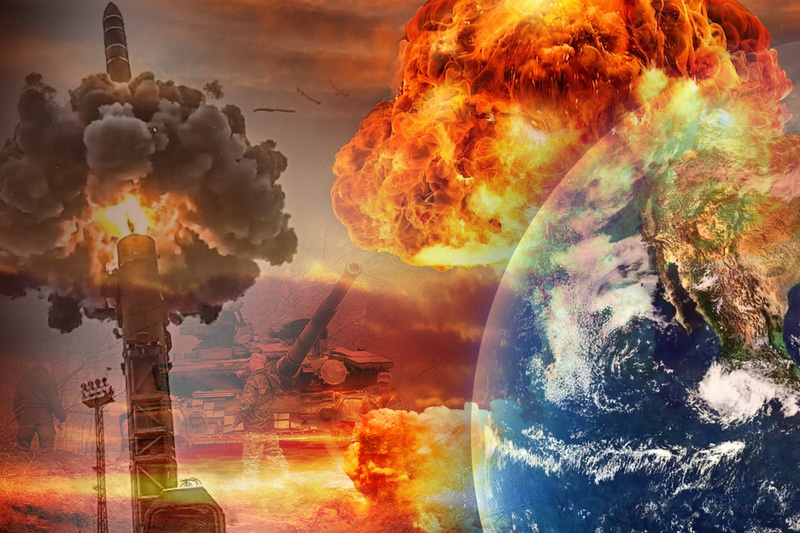 world on the brink of nuclear annihilation