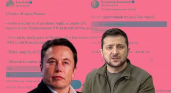 Zelensky and Musk in row over Ukraine ‘peace plan poll’