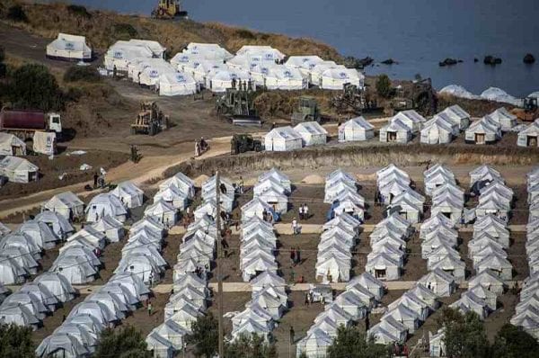Lesbos refugee camp