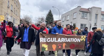 Montrealers Rally for Nationwide Migrant Regularization