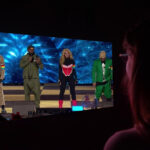 black eyed peas wear rainbow bands to show solidarity with the lgbtq community at the nye poland show