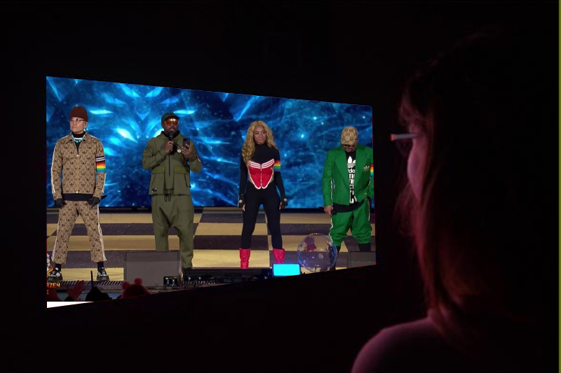 black eyed peas wear rainbow bands to show solidarity with the lgbtq community at the nye poland show