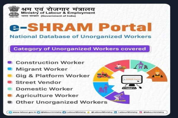 e shram portal in India
