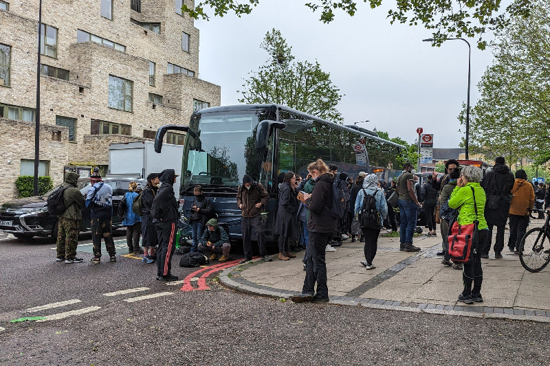 Protesters Stop Asylum Seeker Move to Bibby Stockholm